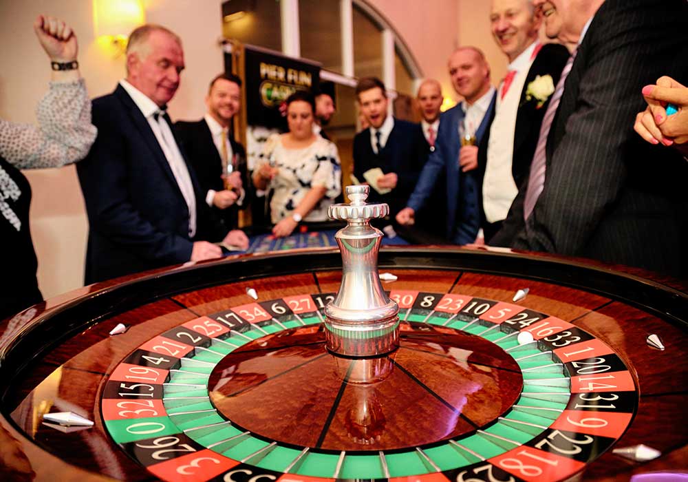 Roulette wheel at a Pier Fun Casinos event Roulette wheel at a Pier Fun Casinos event